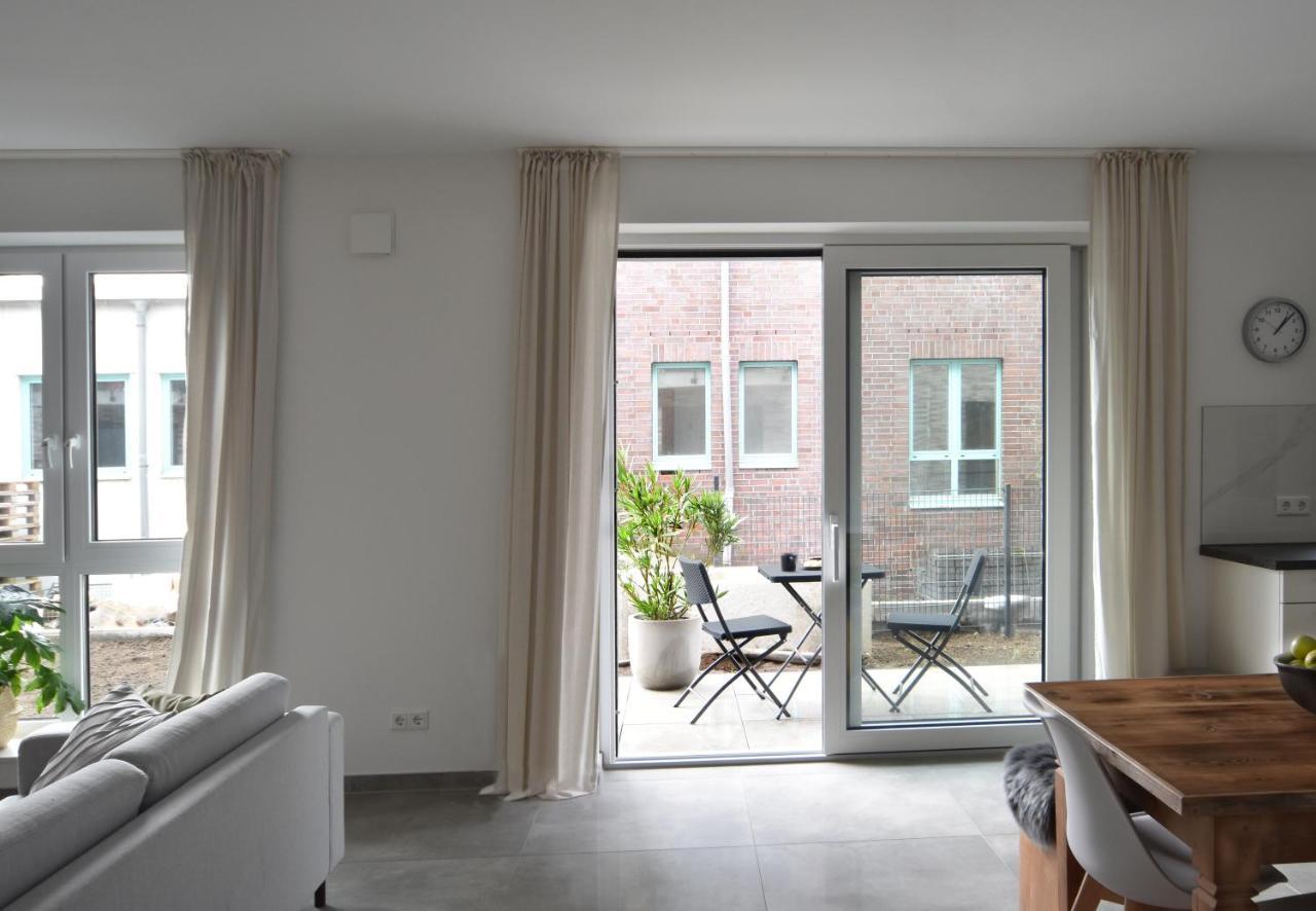 Familienfreundliche Neubauwohnung Mit Terrasse 汉堡 外观 照片